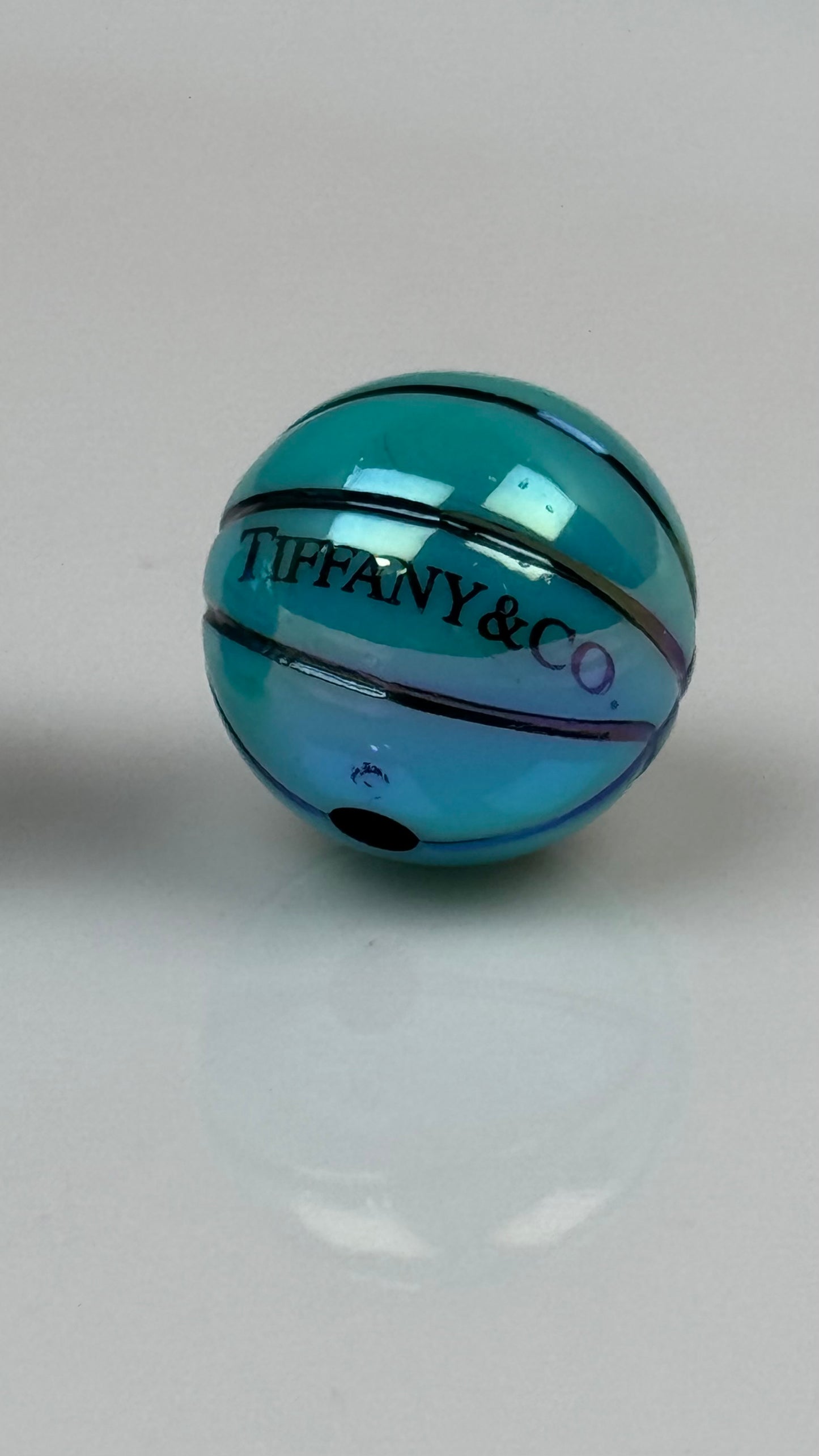 Tiffany & Co Basketball Acrylic Bead