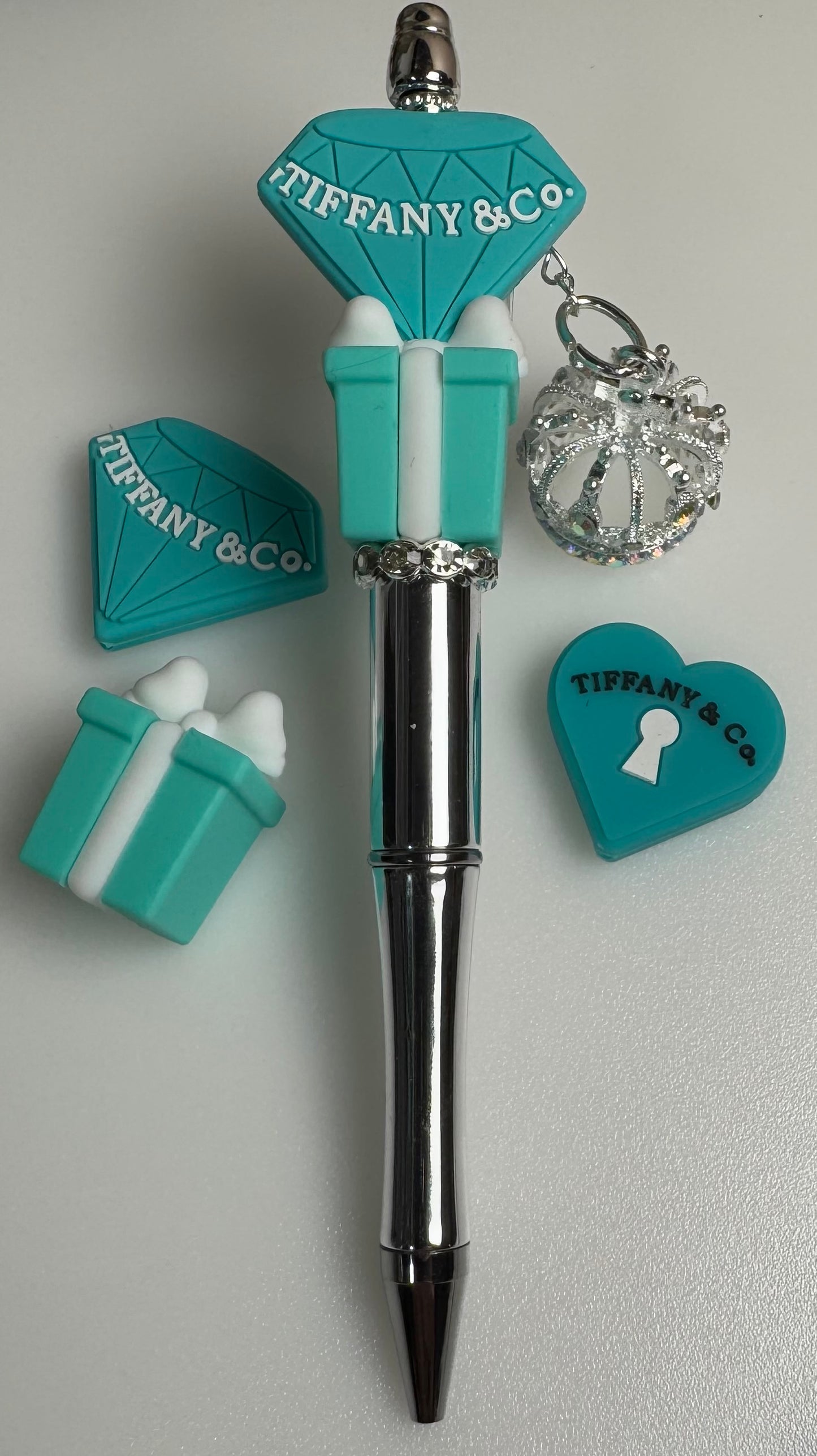 Rhinestone Crown Tiffany Gift Pen and Focals