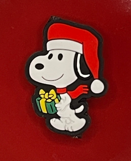 Snoopy Silicone Christmas Focal Bead