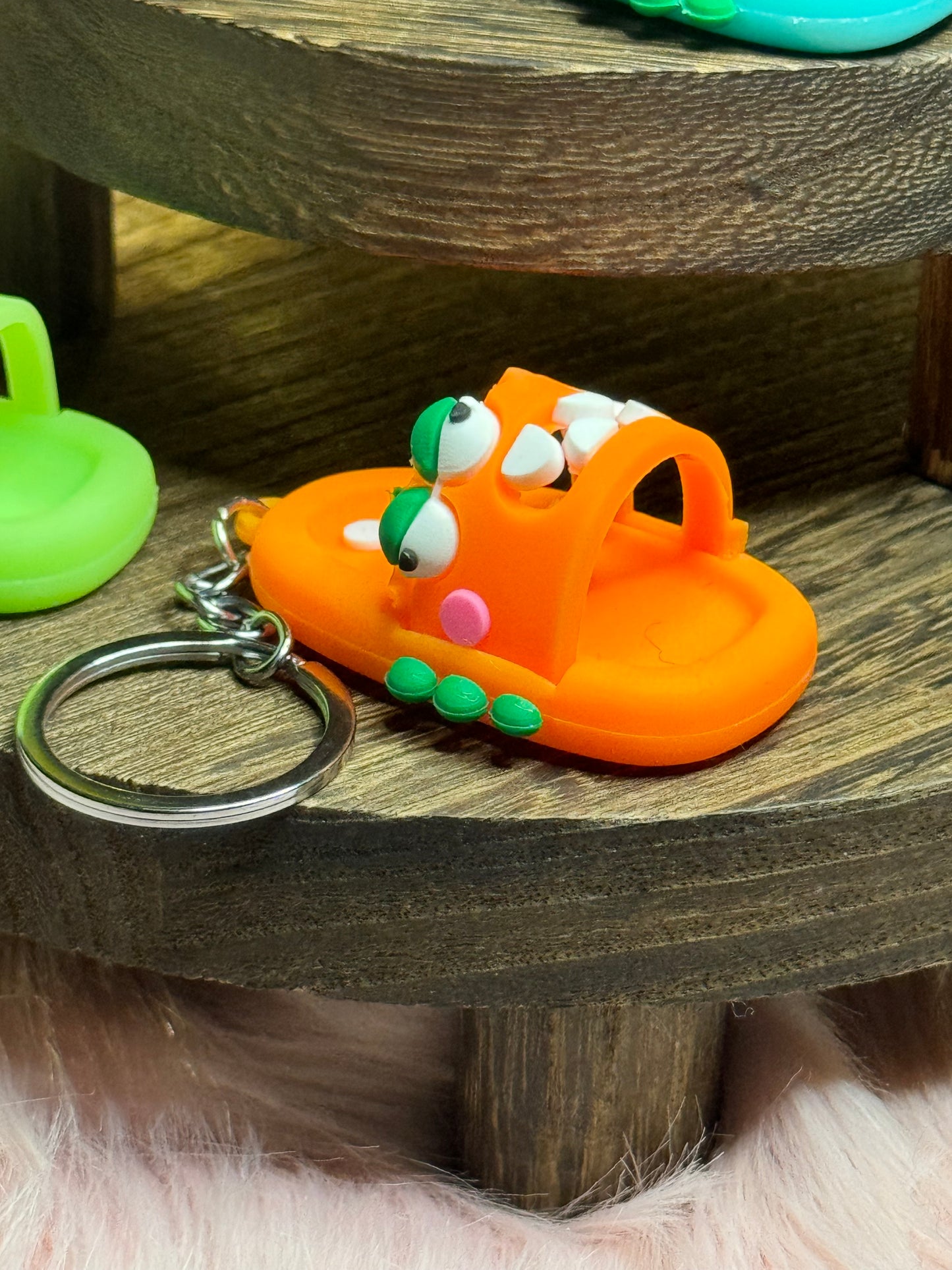 Shoe Silicone Keychain